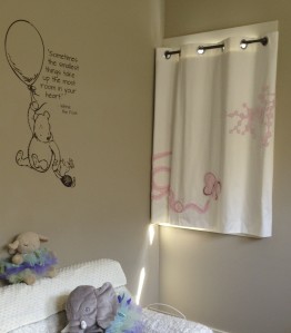 DIY Baby's room curtains
